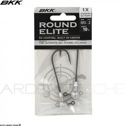 Tête plombée BKK Round elite Stinger eye bait keeper 25g H12/0
