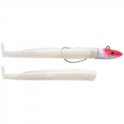 Leurre souple FIIISH Black eel combo 110 Off shore / 15g / White coco/Red head - BE1592