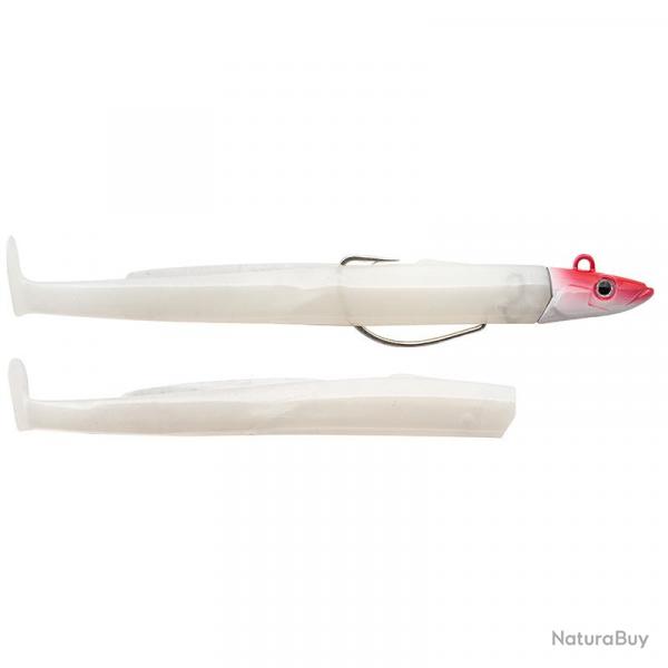 Leurre souple FIIISH Black eel combo 150 Shore / 20g / White coco/Red head - BE4021
