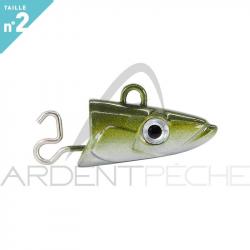 Tête plombée FIIISH Black eel 110 Shore 8g Khaki - BE1269 - x2