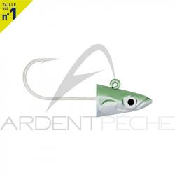 Tête plombée FIIISH Crazy sand eel 100 Shore 5g Pearl green - CSE216 - x2