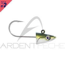 Tête plombée FIIISH Crazy sand eel 120 X Deep 25g Khaki - CSE1357 - x2