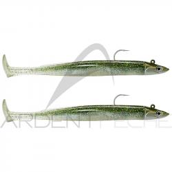 Leurre souple FIIISH Crazy paddle tail double combo 120 Shore / 7g / Ghost minnow - CPT6002