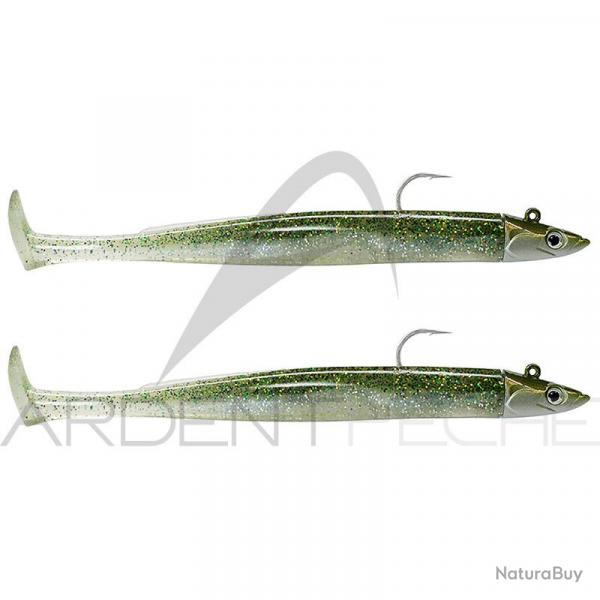 Leurre souple FIIISH Crazy paddle tail double combo 120 Shore / 7g / Ghost minnow - CPT6002