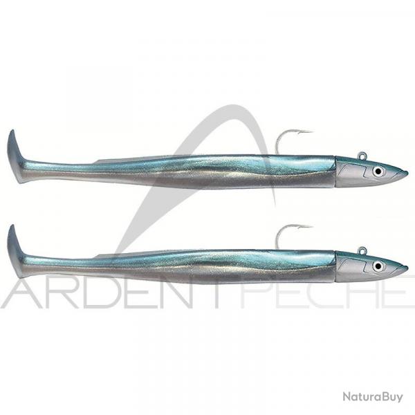Leurre souple FIIISH Crazy paddle tail double combo 120 Off shore / 15g / Pearl blue - CPT6003