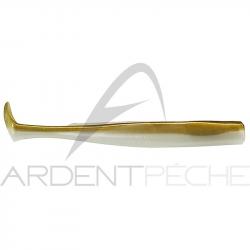 Leurre souple FIIISH Crazy paddle tail corps 120 Gold - CPT6008