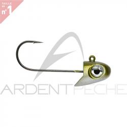 Tête plombée FIIISH Mud digger 65 Light 2g Khaki - MD1455 - x2