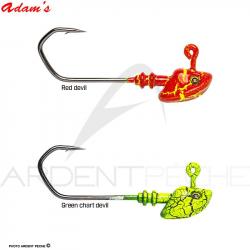 Tête plombée ADAMS Sabot Green chart devil 28g H6/0