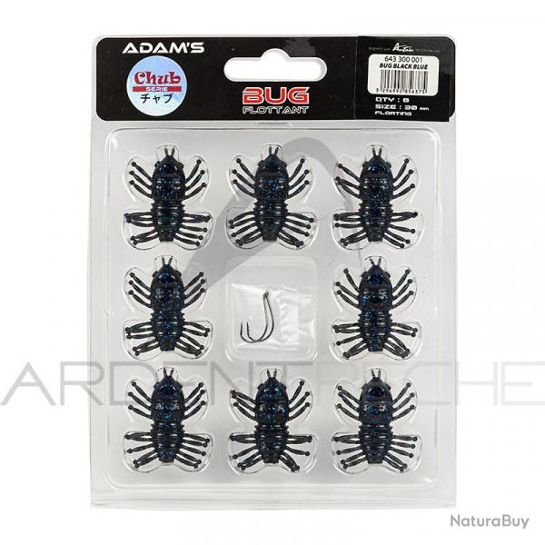 Leurre souple ADAMS Bug Black blue