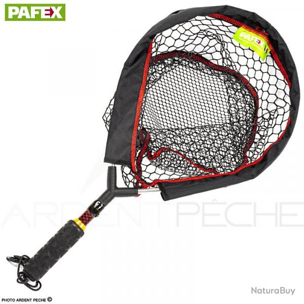 Epuisette PAFEX Flynet manche carbone rouge mousse C60R