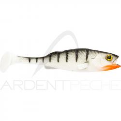 Leurre souple LMAB Kofi barsch 9cm White tiger