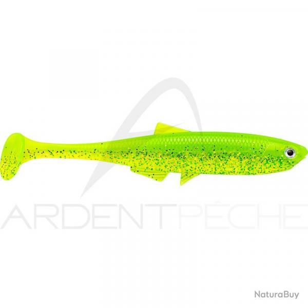 Leurre souple LMAB Kofi bleak shad 12cm Lime chart
