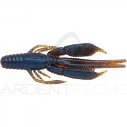 Leurre souple RAID JAPAN Battle hog 2.6 020 Dark cinnamon/Blue flake