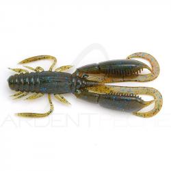 Leurre souple RAID JAPAN Battle hog 4.4 006 Green pumpkin/Blue flake