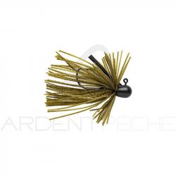 Micro rubber jig KEITECH Guard spin jig 3.5g 101 Green pumpkin PP