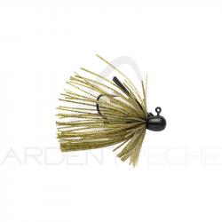 Micro rubber jig KEITECH Guard spin jig 3.5g 309 Sahara olive flake
