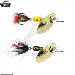 Cuiller tournante PANTHER MARTIN Classic fly PMRF 4 Gold black
