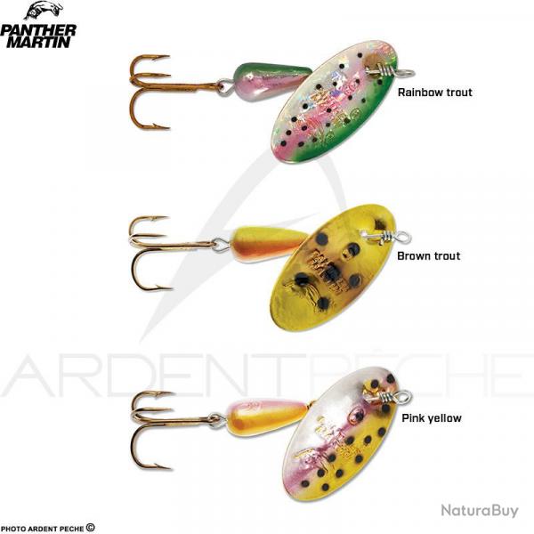 Cuiller tournante PANTHER MARTIN Classic holographic PMH Rainbow trout 4