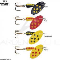 Cuiller tournante PANTHER MARTIN Spotted PMSP Noir 4