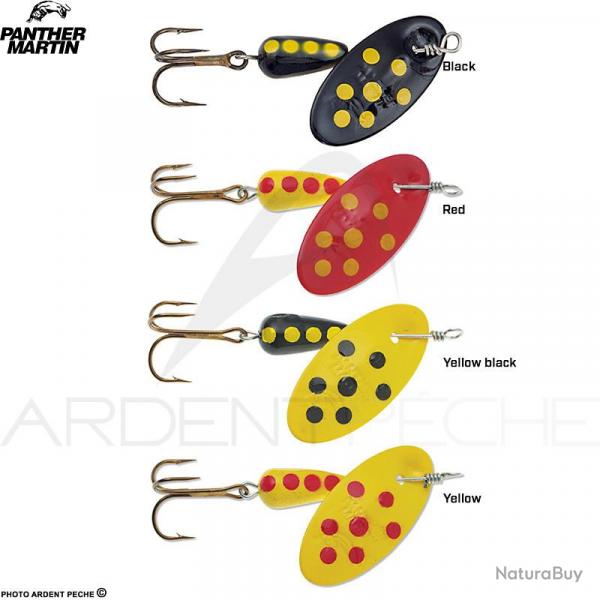 Cuiller tournante PANTHER MARTIN Spotted PMSP Noir 4