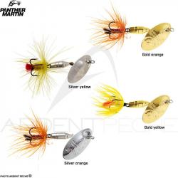 Cuiller tournante PANTHER MARTIN Deluxe dressed PMF 4 Gold orange