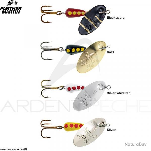Cuiller tournante PANTHER MARTIN Regular 2 Black zebra