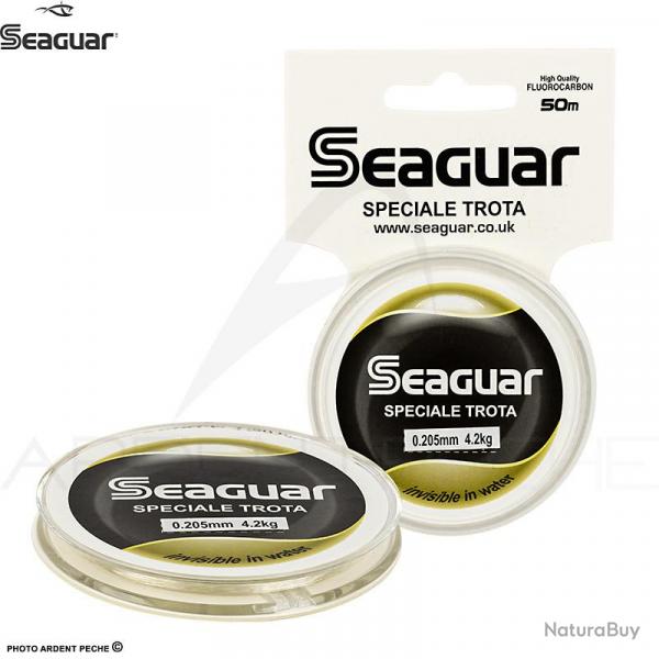 Fil fluorocarbone SEAGUAR Speciale trota 50m  0.165mm