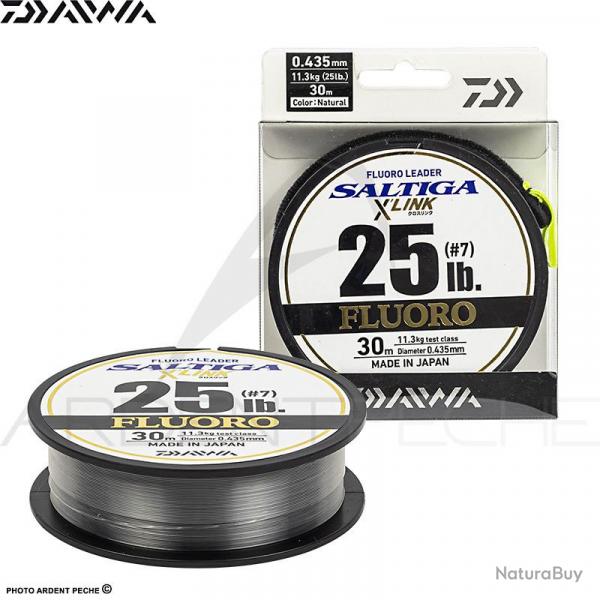 Fils fluorocarbone DAIWA Saltiga X Link  0.235mm