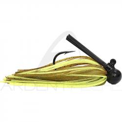 Rubber jig XORUS Ulti rubber jig 17g Chartreuse pumpkin