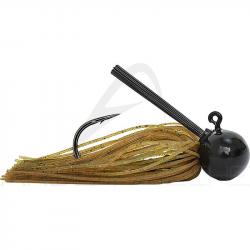 Rubber jig XORUS Ulti rubber jig 17g Pumpkin green