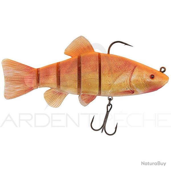 Leurre souple FOX RAGE Replicant jointed super natural tench 14cm Golden tench