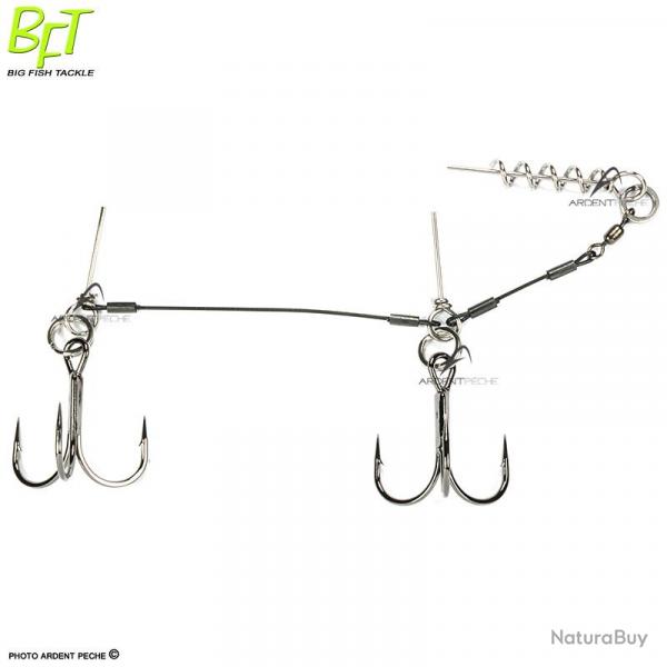 BFT Shallow stinger titanium H2/0 / 75lb