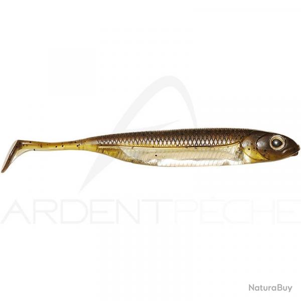 Leurre souple FISH ARROW Flash-J Shad 4 01 Green pumpkin silver