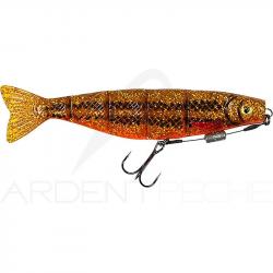 Leurre souple FOX RAGE Loaded pro shad jointed 14cm UV Goldie