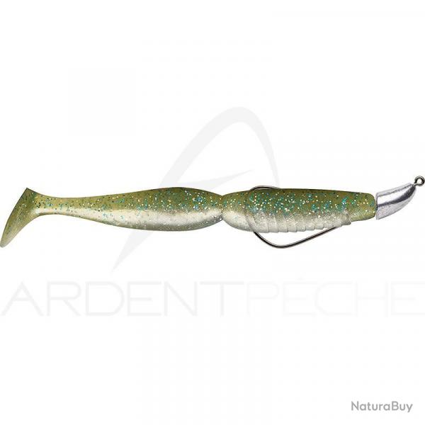 Leurre souple MEGABASS Super spindle worm 5 VM mont VJ36 11g H3/0 x1 Light green pearl