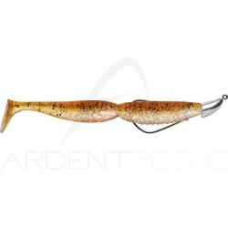 Leurre souple MEGABASS Super spindle worm 5 VM monté VJ36 11g H3/0 x1 Tinsel brown