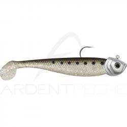 Leurre souple MADNESS Madshad 2 85 monté 15g H3/0 Black iwashi