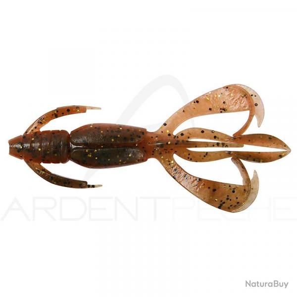 Leurre souple KEITECH Crazy flapper 2 520 Green pumpkin/Orange gold