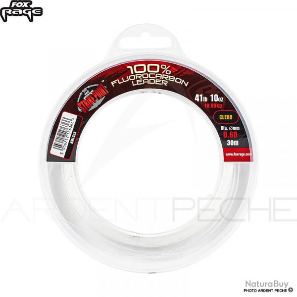 Fil fluorocarbone FOX RAGE Strike point fluoro leader 24  0.90mm