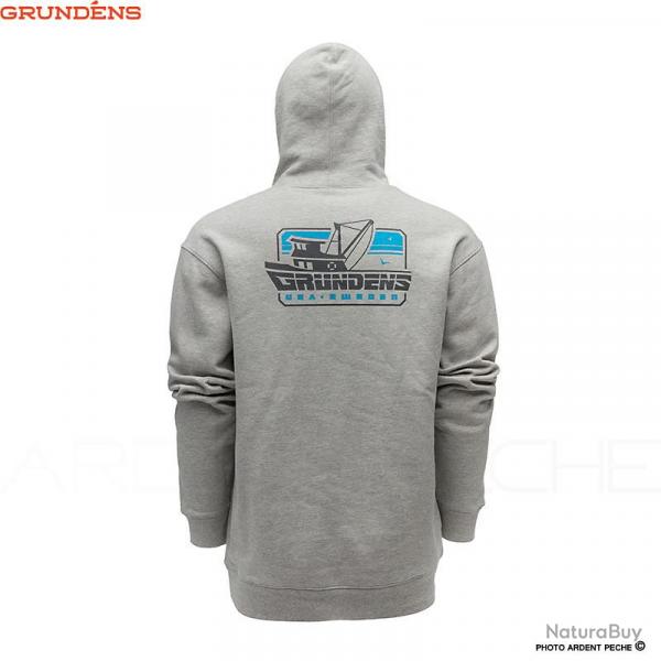 Sweat GRUNDENS Displacement hoodie commercial boat Athletic heather