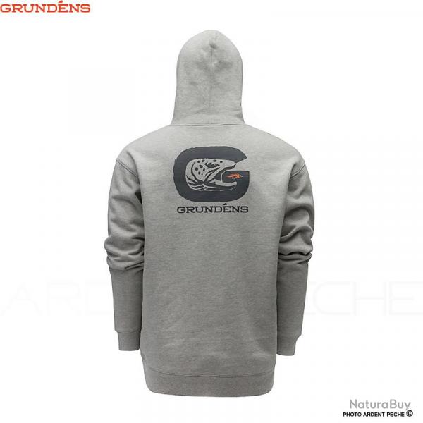 Sweat GRUNDENS G Trout hoodie Athletic heather