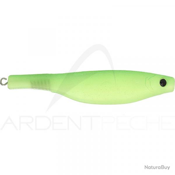 Leurre souple HYPERLASTICS Dartspin round jig head 3.5 10g Psychedelic chart/Chartreuse