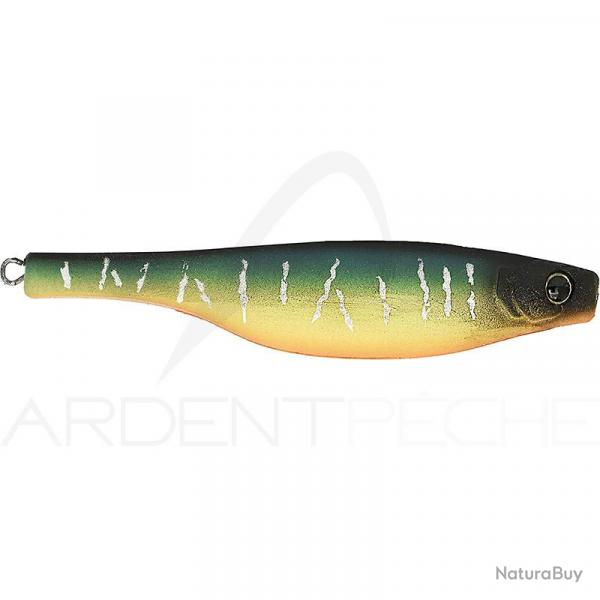 Leurre souple HYPERLASTICS Dartspin round jig head 4.5 8g Mat tiger/Chartreuse