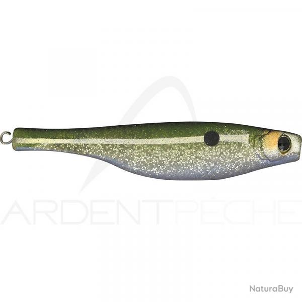 Leurre souple HYPERLASTICS Dartspin round jig head 5.5 10g Glass minnow/Silver