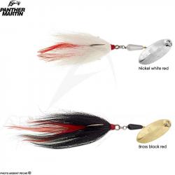 Cuiller tournante PANTHER MARTIN Classic muskie PMMKC 21.6cm Nickel white red