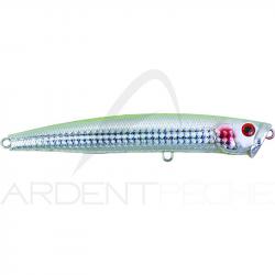 Leurre de surface ZIP BAITS Skinny pop 130 658 TK Seethrough Lame/LH