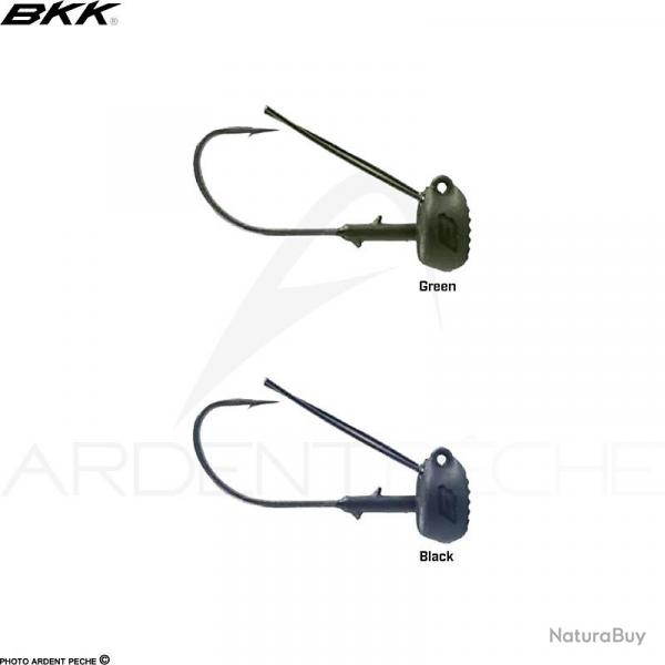 Tte plombe BKK Silent chaser Draggin ned weedless Noir 7g / H1/0