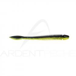 Leurre souple BERKLEY Powerbait power flail 70 Black/Sunshine yellow