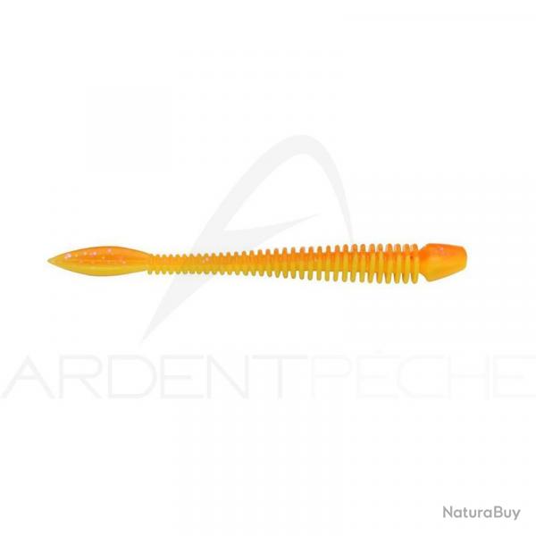 Leurre souple BERKLEY Powerbait power flail 70 Fluo orange/Sunshine yellow