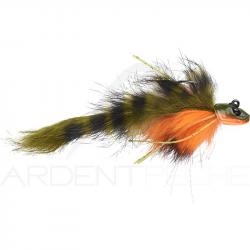 Bucktail jig SAKURA Chabio Zn L 4.2g OO Olive orange